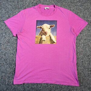 Sandro Lamb Printed Cotton Tee T-shirt / M size